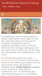 Mobile Screenshot of buddhistisches-zentrum-freiburg.de