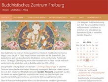 Tablet Screenshot of buddhistisches-zentrum-freiburg.de